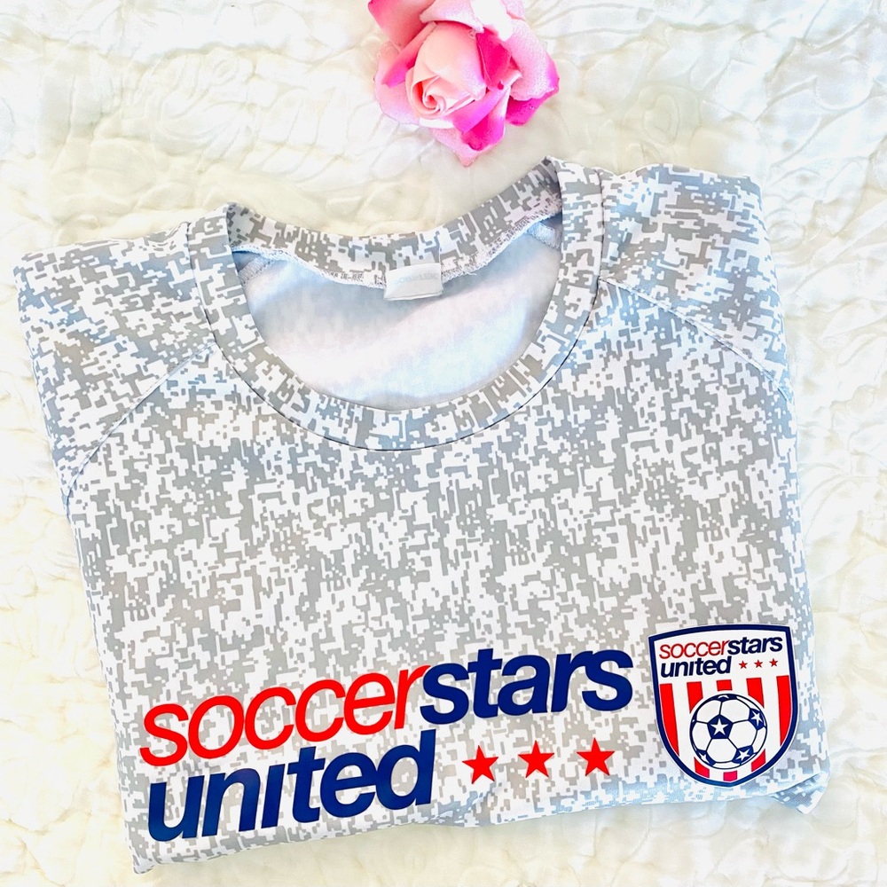 ⚽️Adidas Dr-Fit “Soccer Stars United” Soccer Sports Shirt SZ M